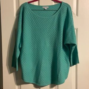 New York and Company Teal Summer Sweater